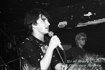 U2 at Brady's, 1980